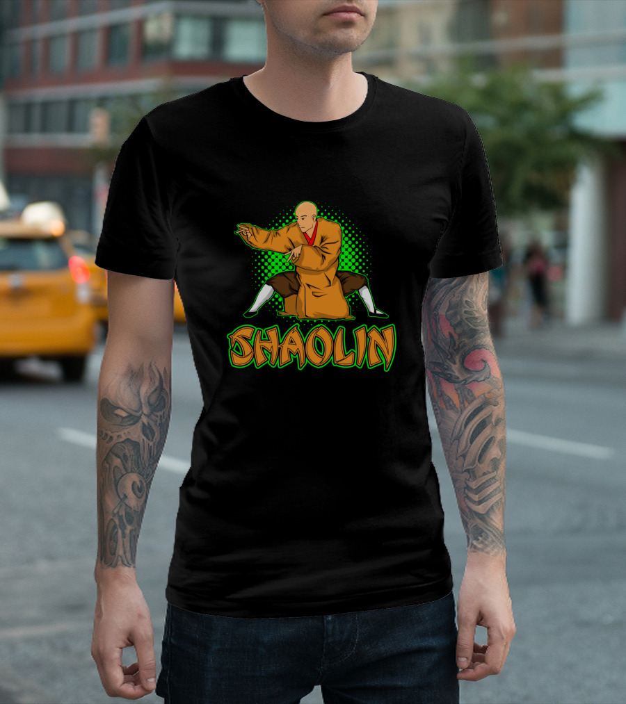 Shaolin Kung Fu Martial Arts Monk T-Shirt