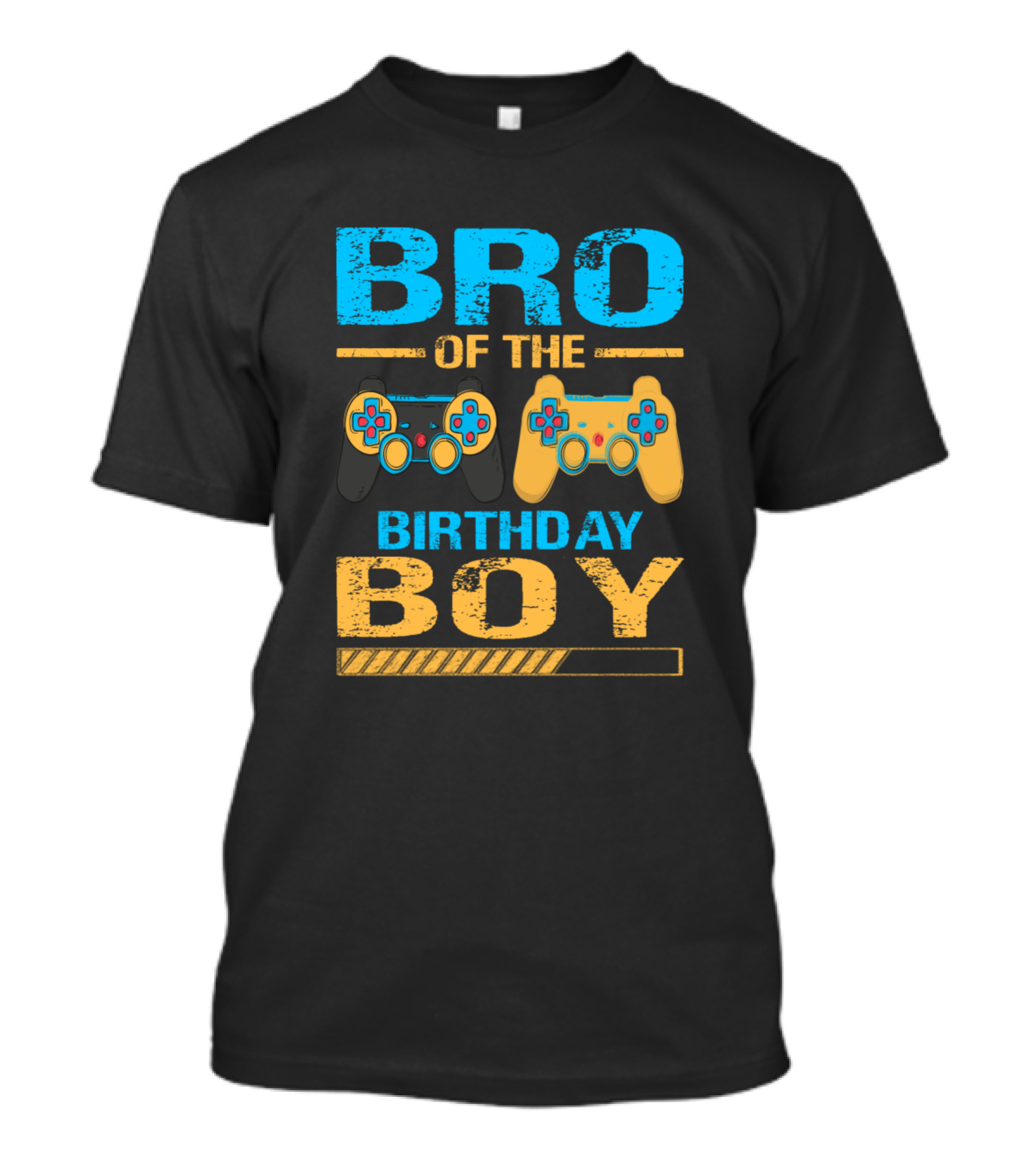 Bro Of The Birthday Boy Video Gamer Controller T-Shirt