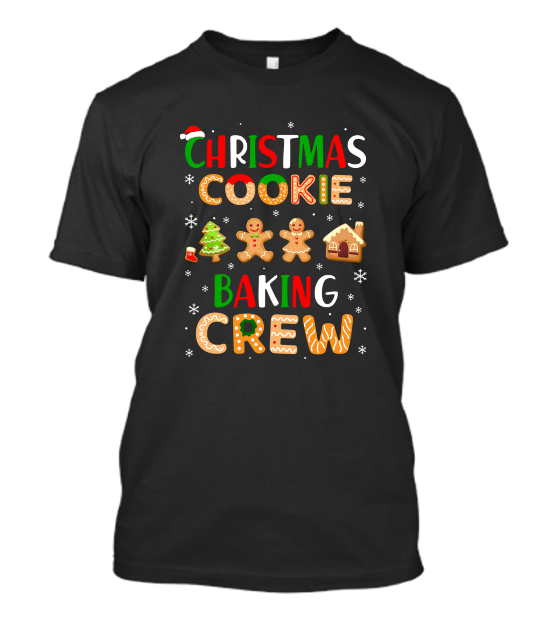 Christmas Cookie Baking Crew Xmas Cookie Gingerbread Holiday Treats T-Shirt
