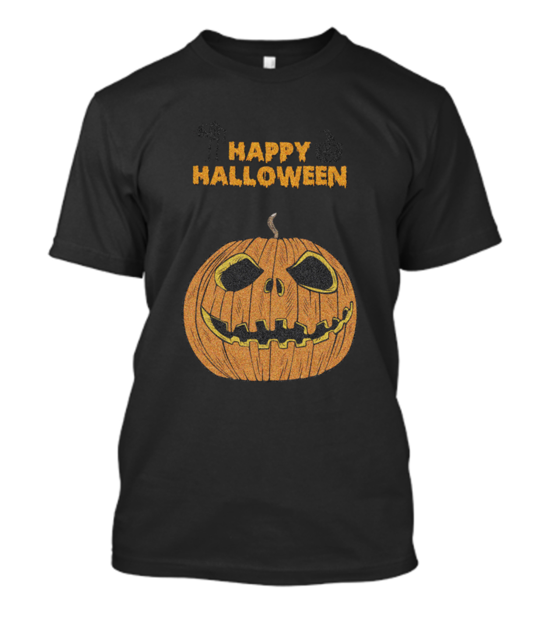 Happy Halloween Jack-O'-Lantern Pumpkin T-Shirt