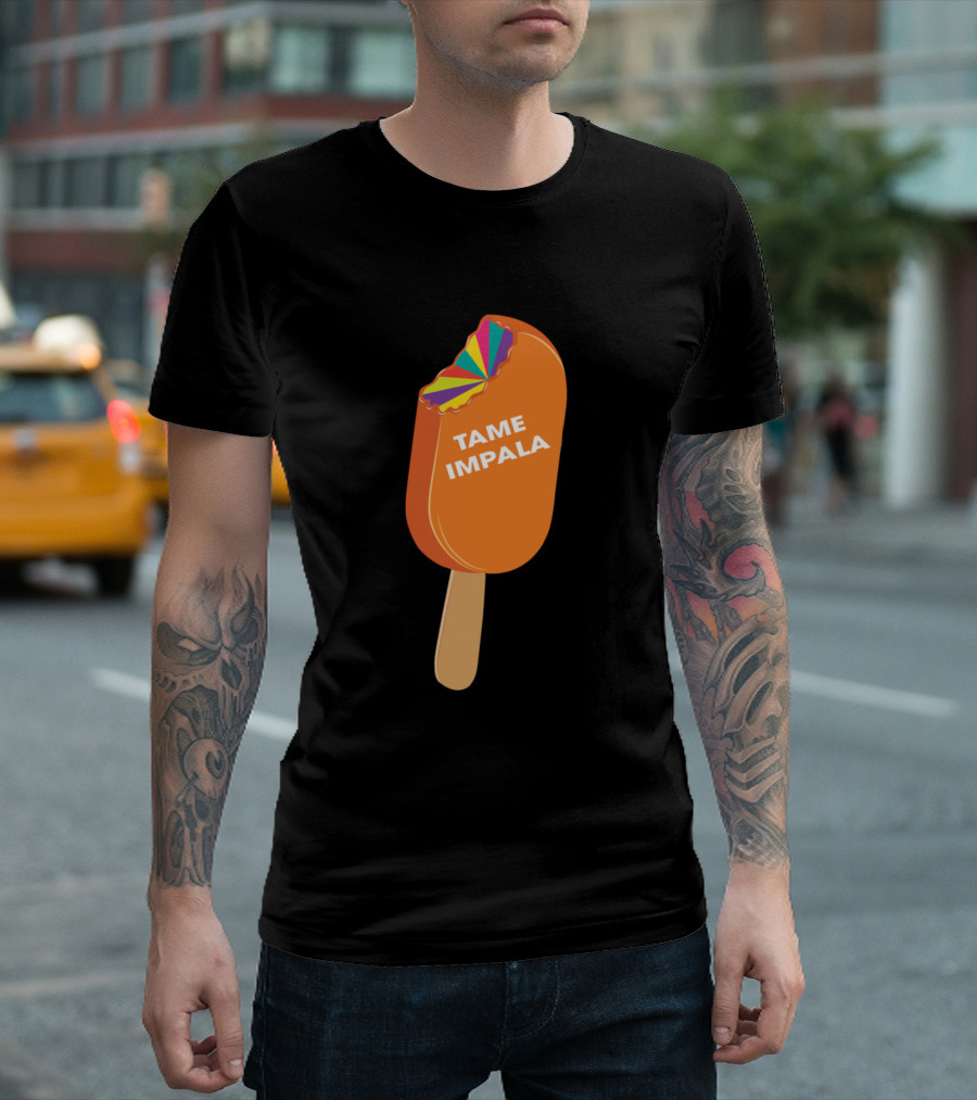 Tame Impala Ice Cream Pop With Psychedelic Bite T-Shirt