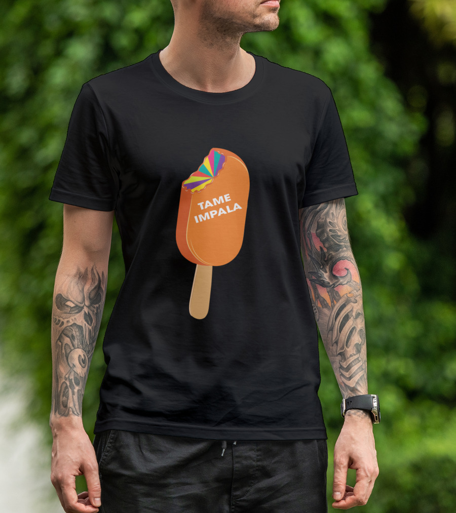 Tame Impala Ice Cream Pop With Psychedelic Bite T-Shirt