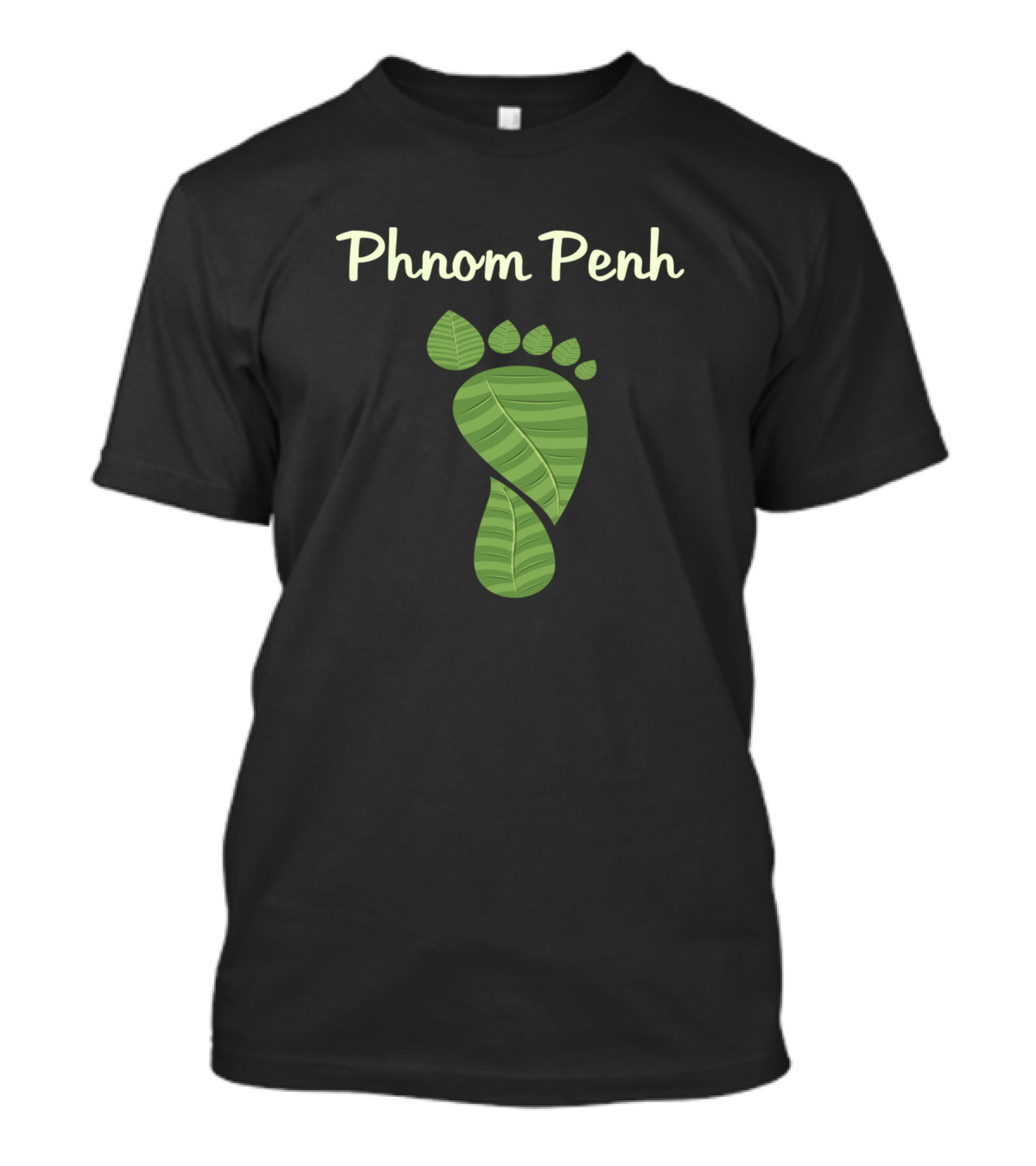 Phnom Penh Leaf Footprint T-Shirt