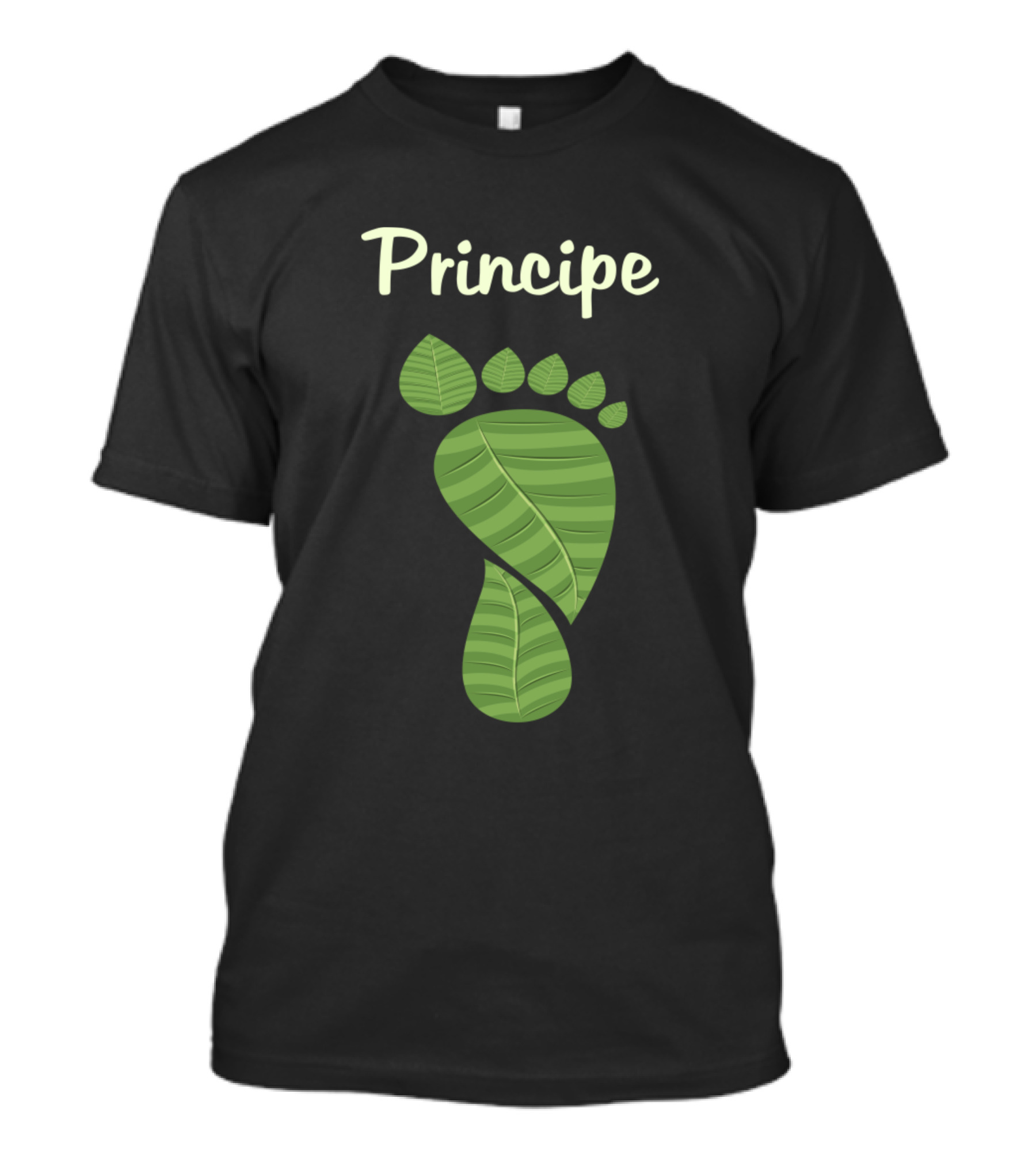 Principe Leaf Footprint T-Shirt