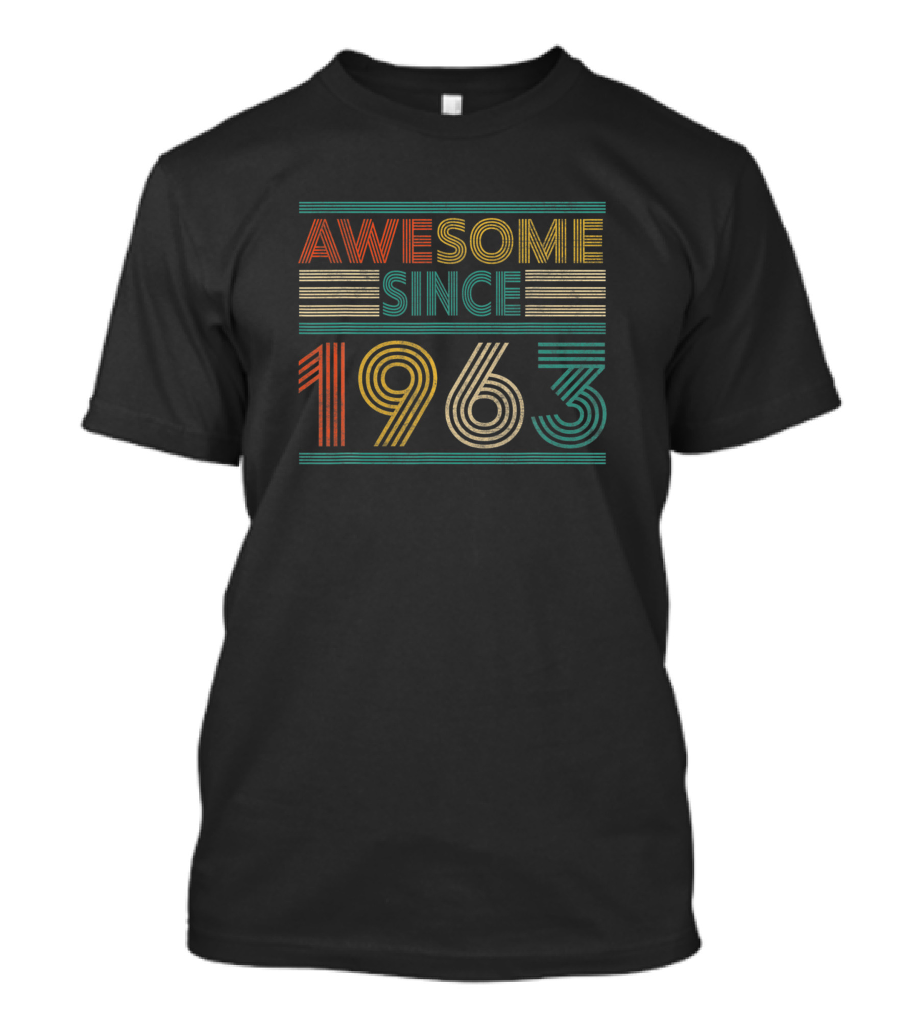 Awesome Since 1963 Vintage 58 Years Old T-Shirt