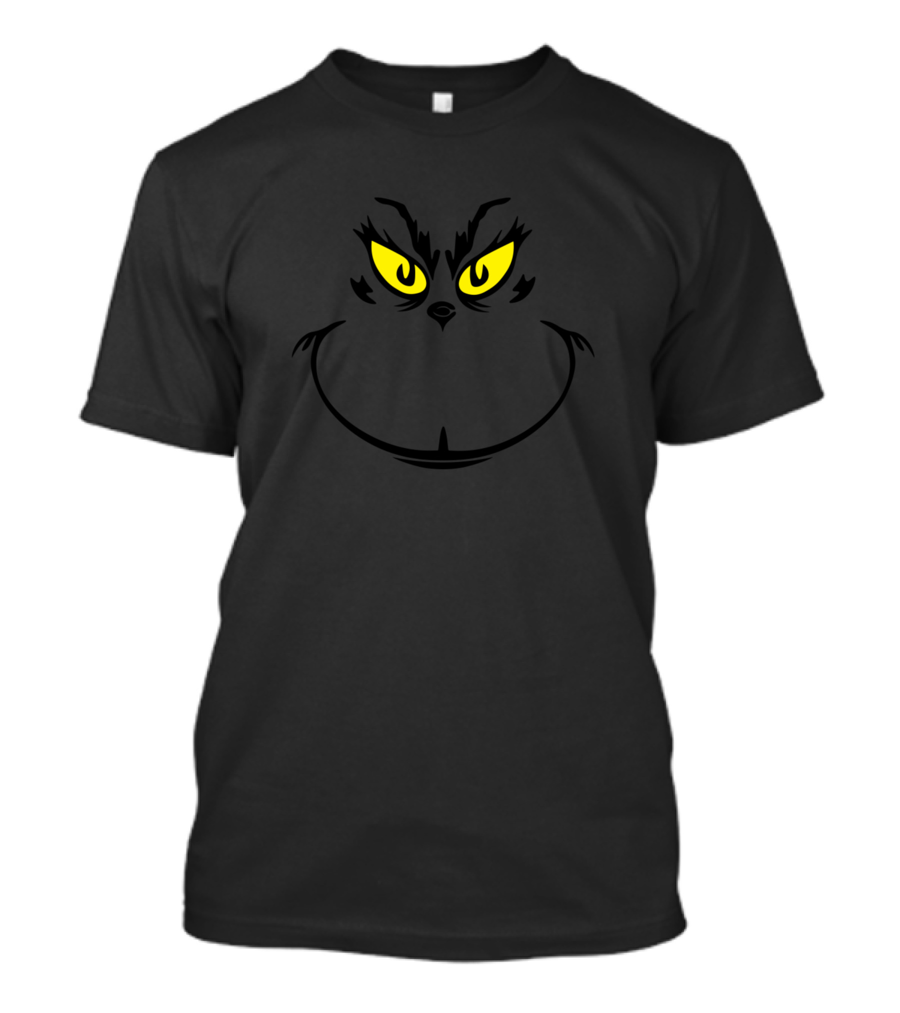 Grinch Face Yellow Eyes Bundle T-Shirt