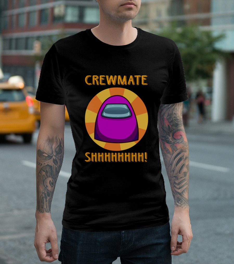 Crewmate Shhhhhhhhh Among Us T-Shirt