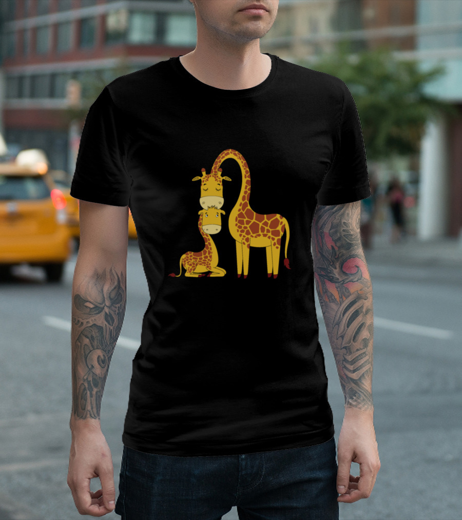 My Dad Is Head And Shoulders Above The Rest Giraffe Duo Bonding T-Shirt