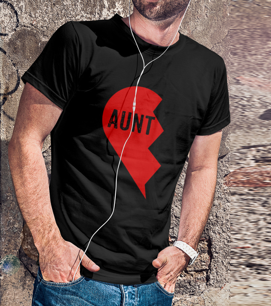 Aunt Heart Matching Outfit For Nephew And Aunt T-Shirt