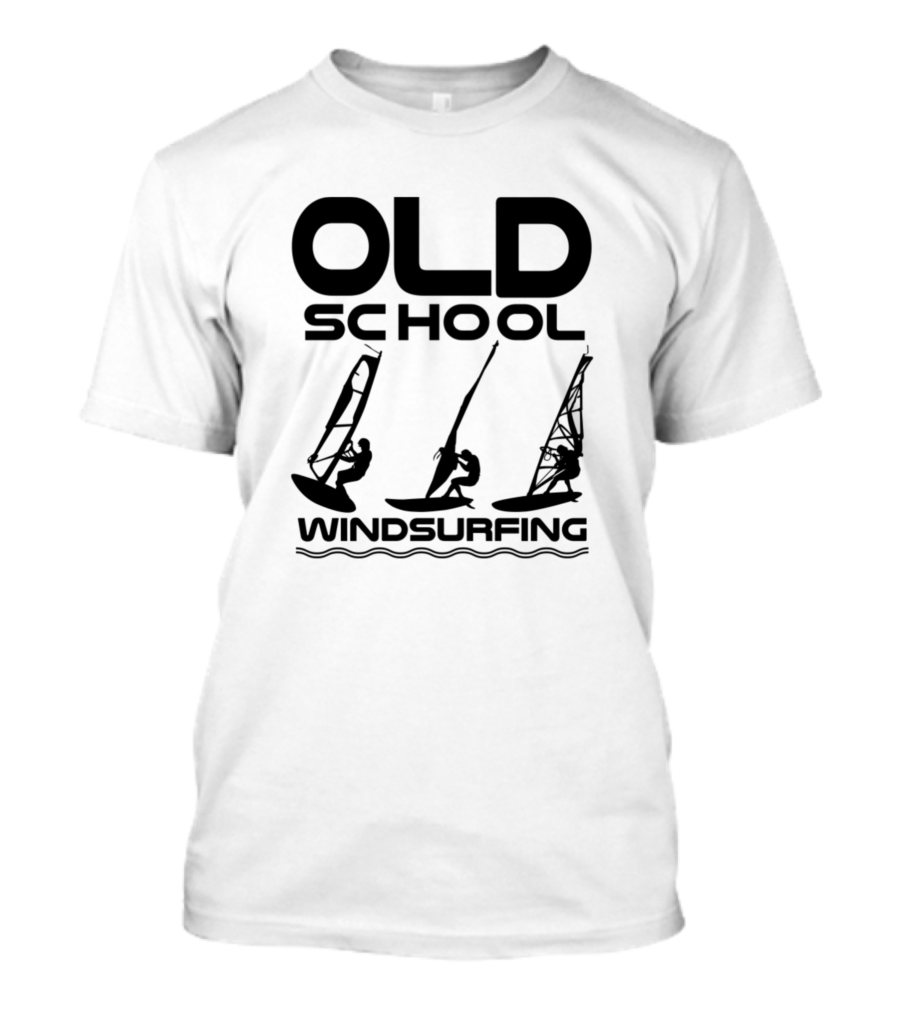 OLD SCHOOL WINDSURFING VINTAGE SAILING T-Shirt