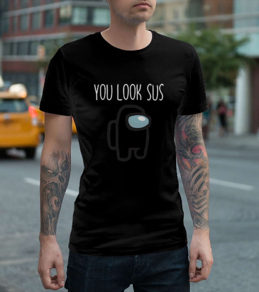 You Look Sus Among Us Game Character Gamer T-Shirt