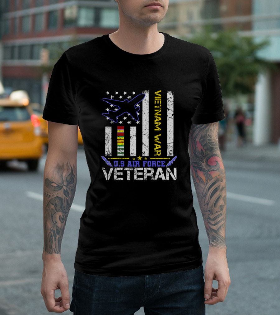 US Air Force Vietnam War Veteran Military Veteran T-Shirt
