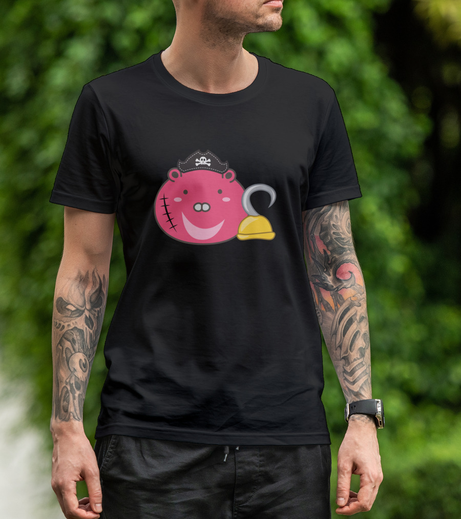 Animal Mignon Pirate Hook Hat Skull T-Shirt