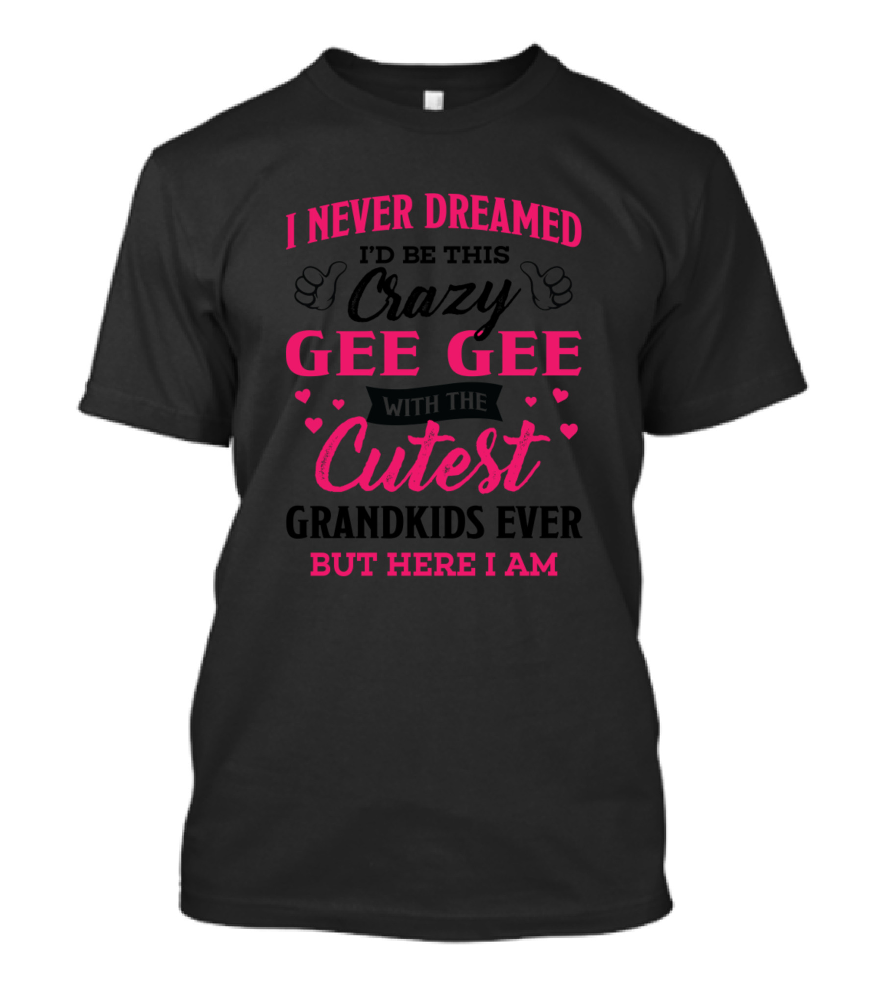 I Never Dreamed I'd Be This Crazy Gee Gee With The Cutest Grandkids Ever But Here I Am T-Shirt