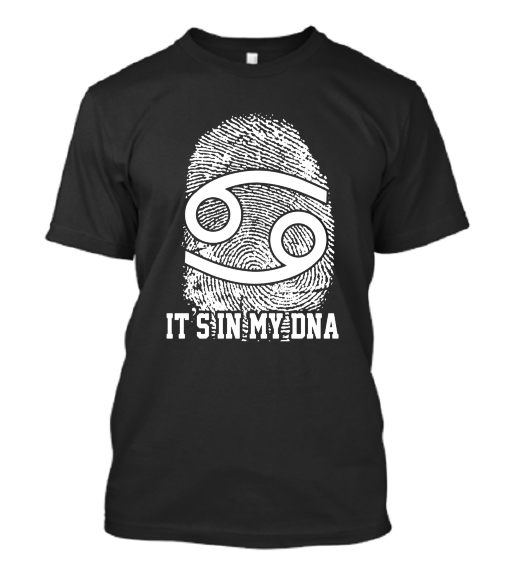 It's In My DNA Cancer Zodiac Sign Fingerprint T-Shirt