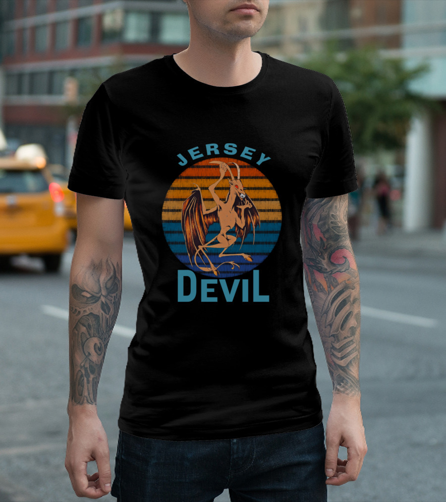 Jersey Devil Vintage Sunset T-Shirt