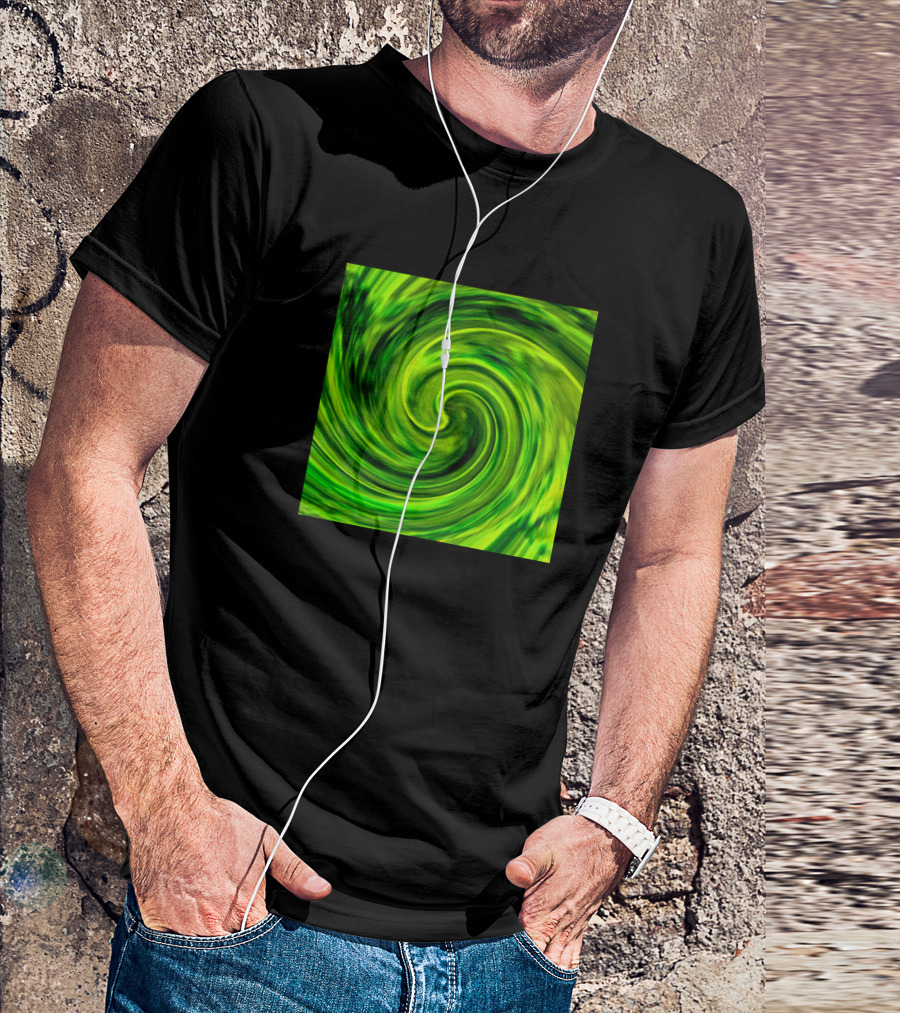Legecy Texture Green Swirl T-Shirt