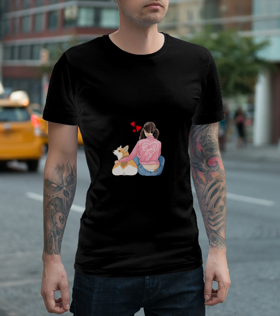 Sometimes Cuddling With My Corgi Girl Is The Only Cure For A Bad Day T-Shirt