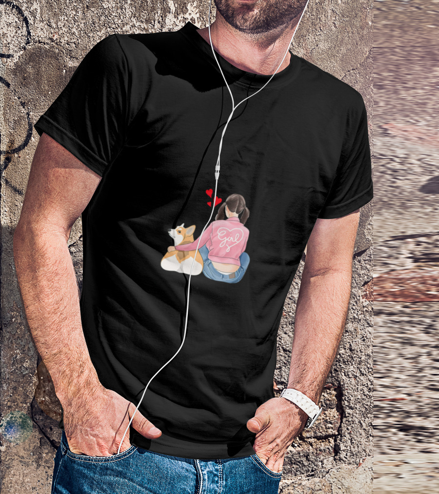 Sometimes Cuddling With My Corgi Girl Is The Only Cure For A Bad Day T-Shirt