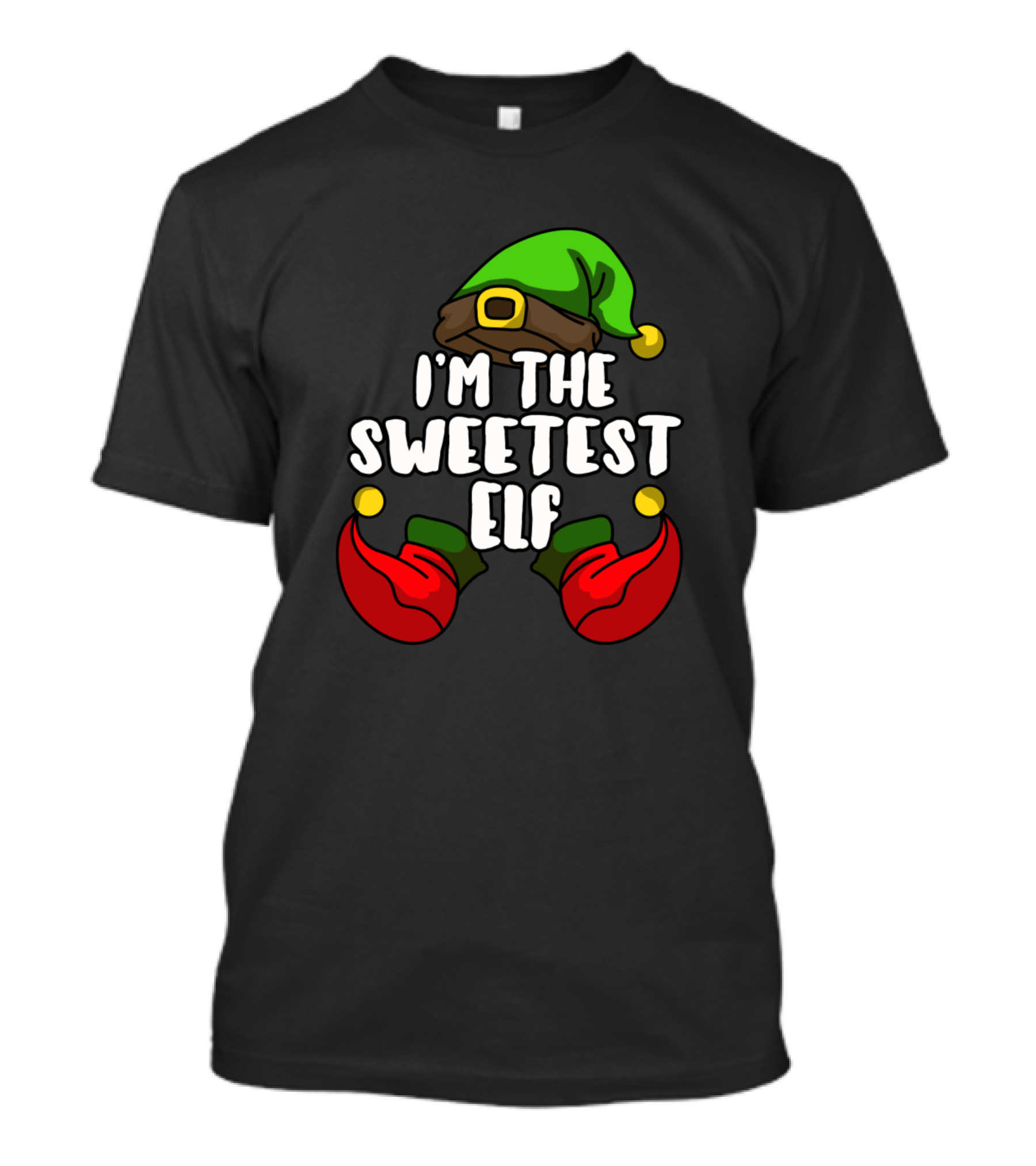 I'm The Sweetest Elf Matching Family Group T-Shirt