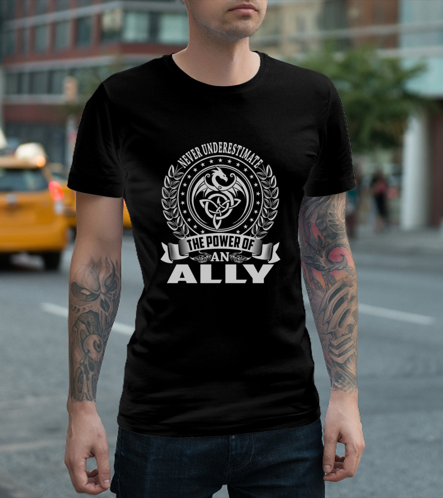 Never Underestimate The Power Of An Ally T-Shirt