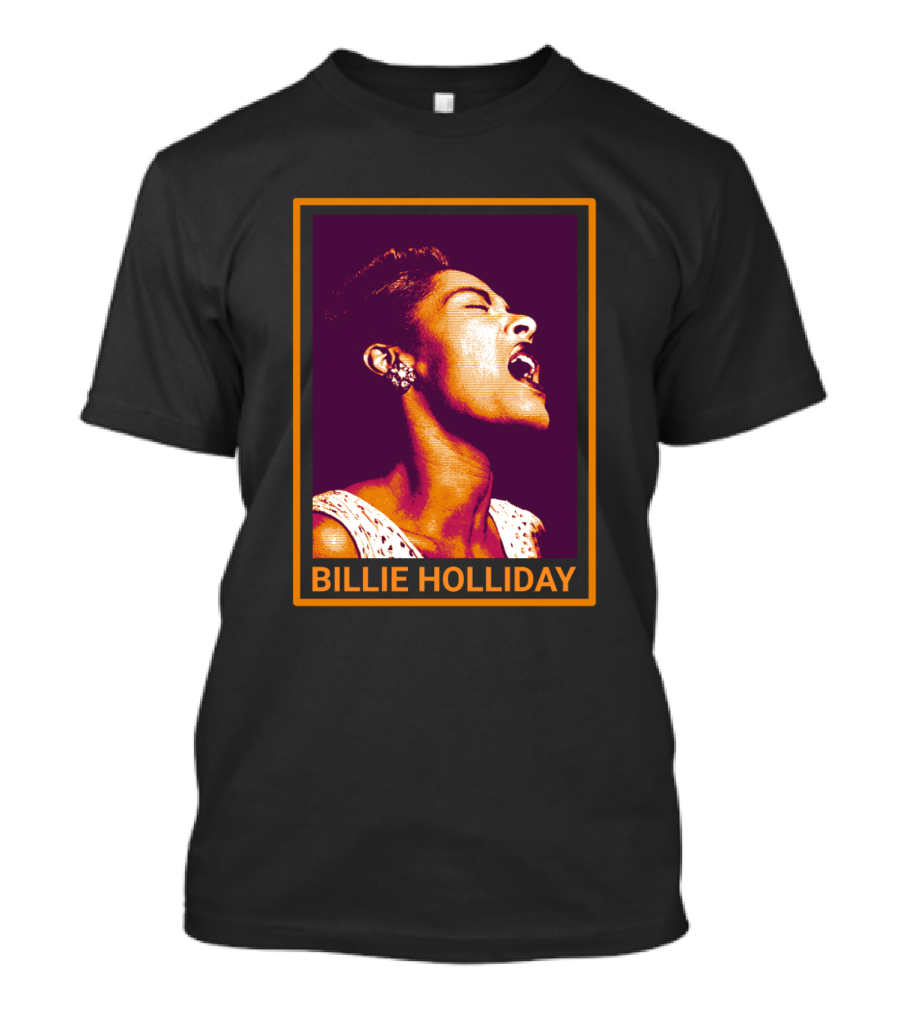 Billie Holliday Blues Female Vocalist T-Shirt