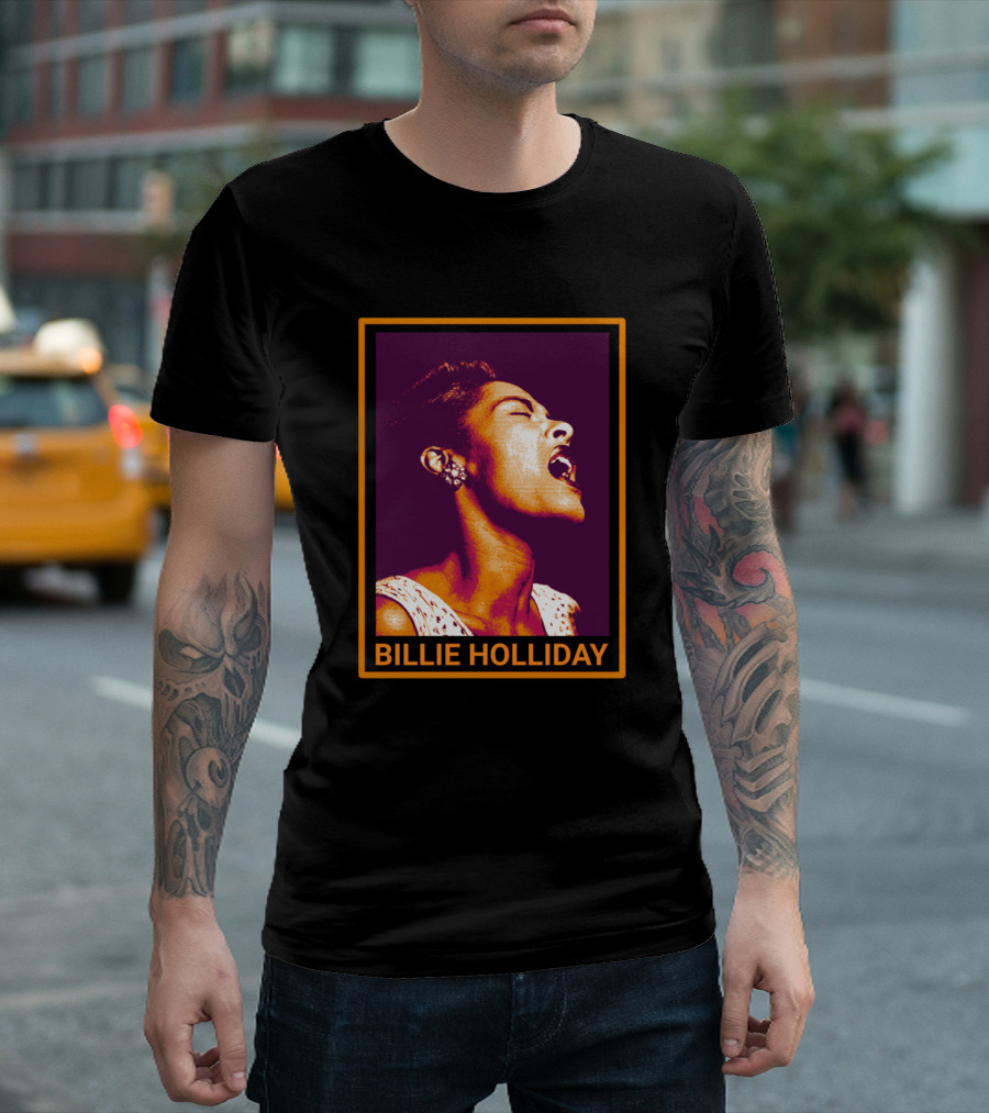 Billie Holliday Blues Female Vocalist T-Shirt