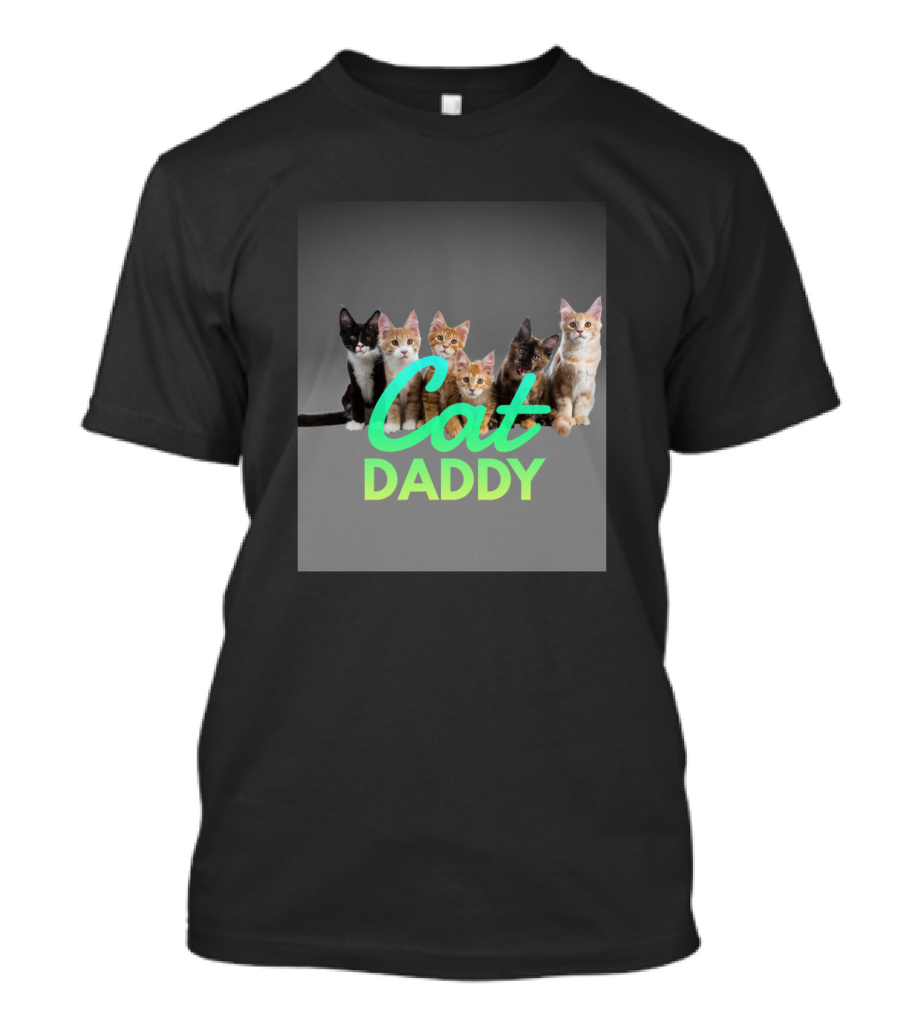 Cat Daddy With Six Cats T-Shirt