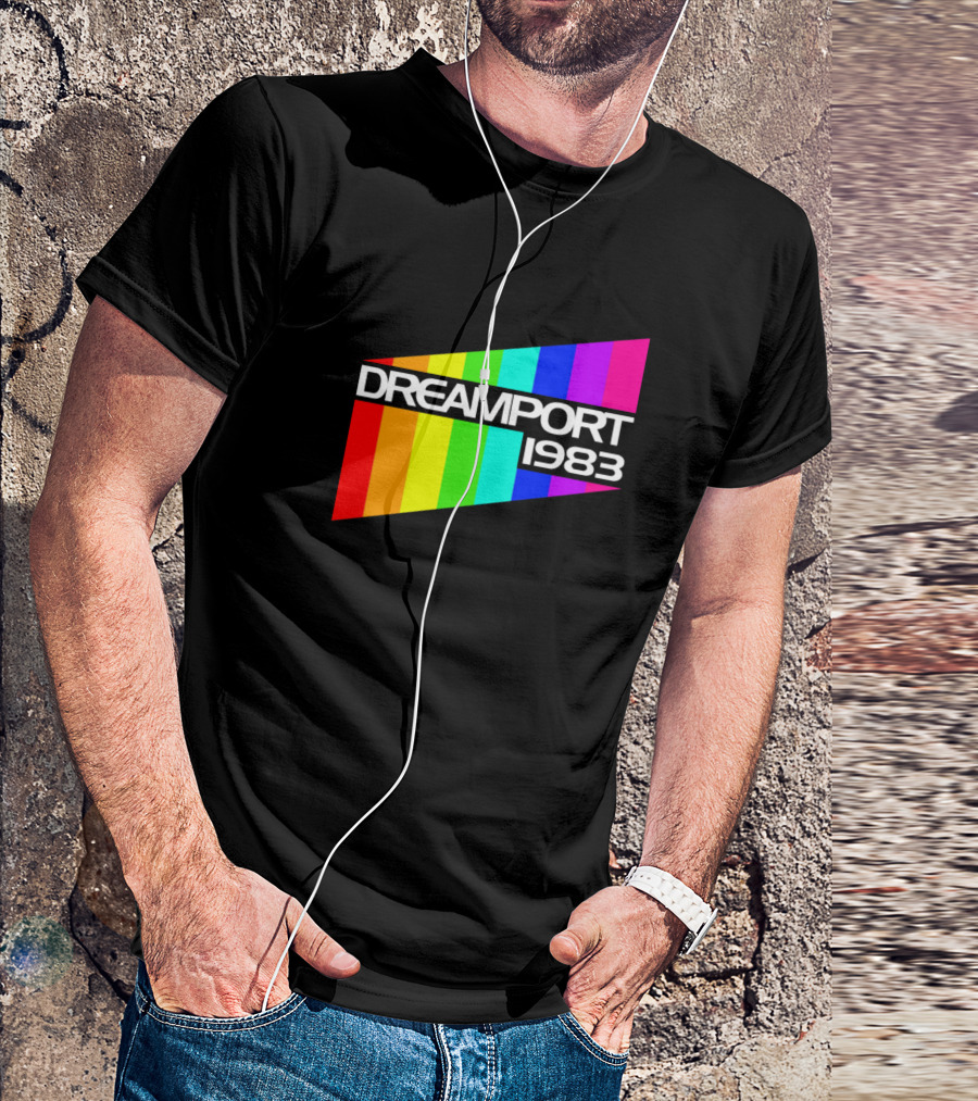 Dreamport 1983 Retro Rainbow Spectrum T-Shirt