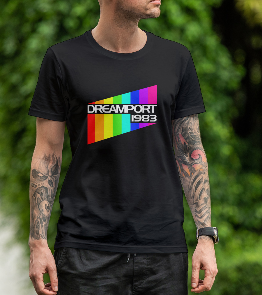 Dreamport 1983 Retro Rainbow Spectrum T-Shirt