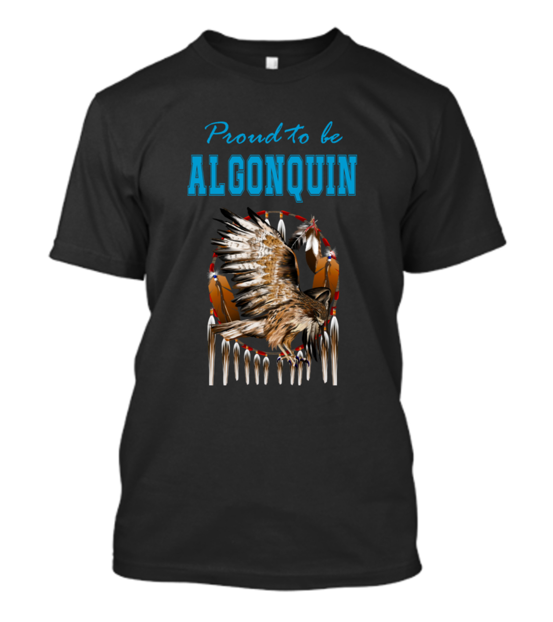 Proud To Be Algonquin Eagle Dreamcatcher Spirit T-Shirt