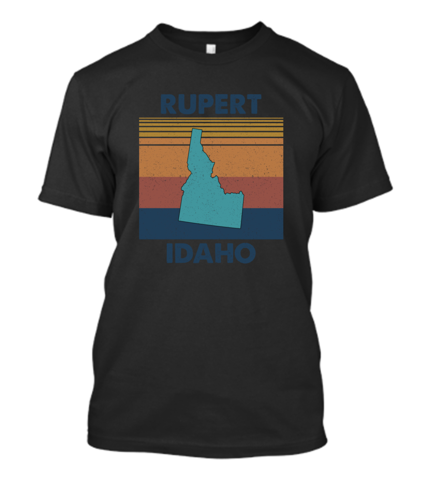 Rupert Idaho Vintage Map T-Shirt