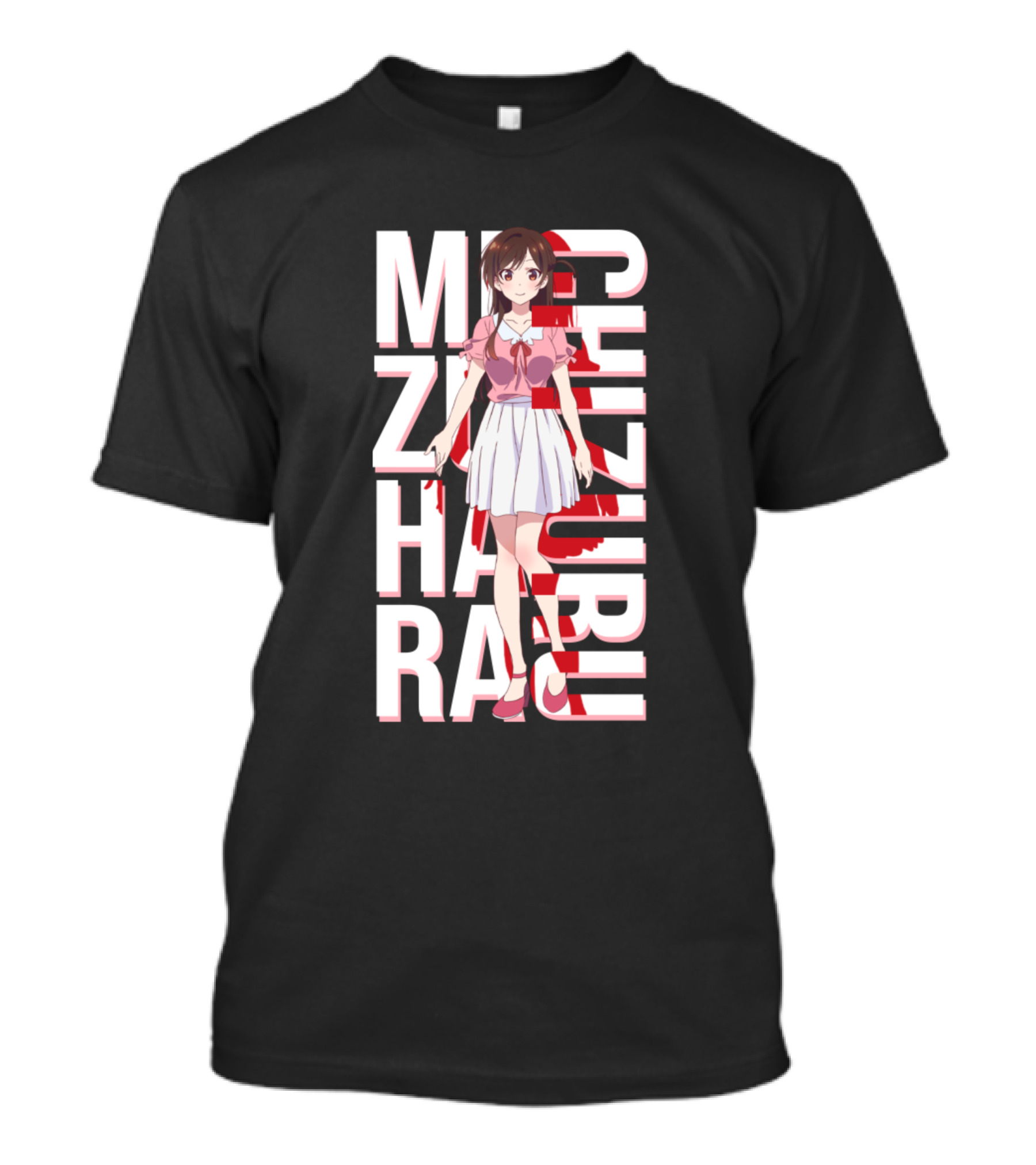 Chizuru Mizuhara Anime Character From Rent-a-Girlfriend Series T-Shirt