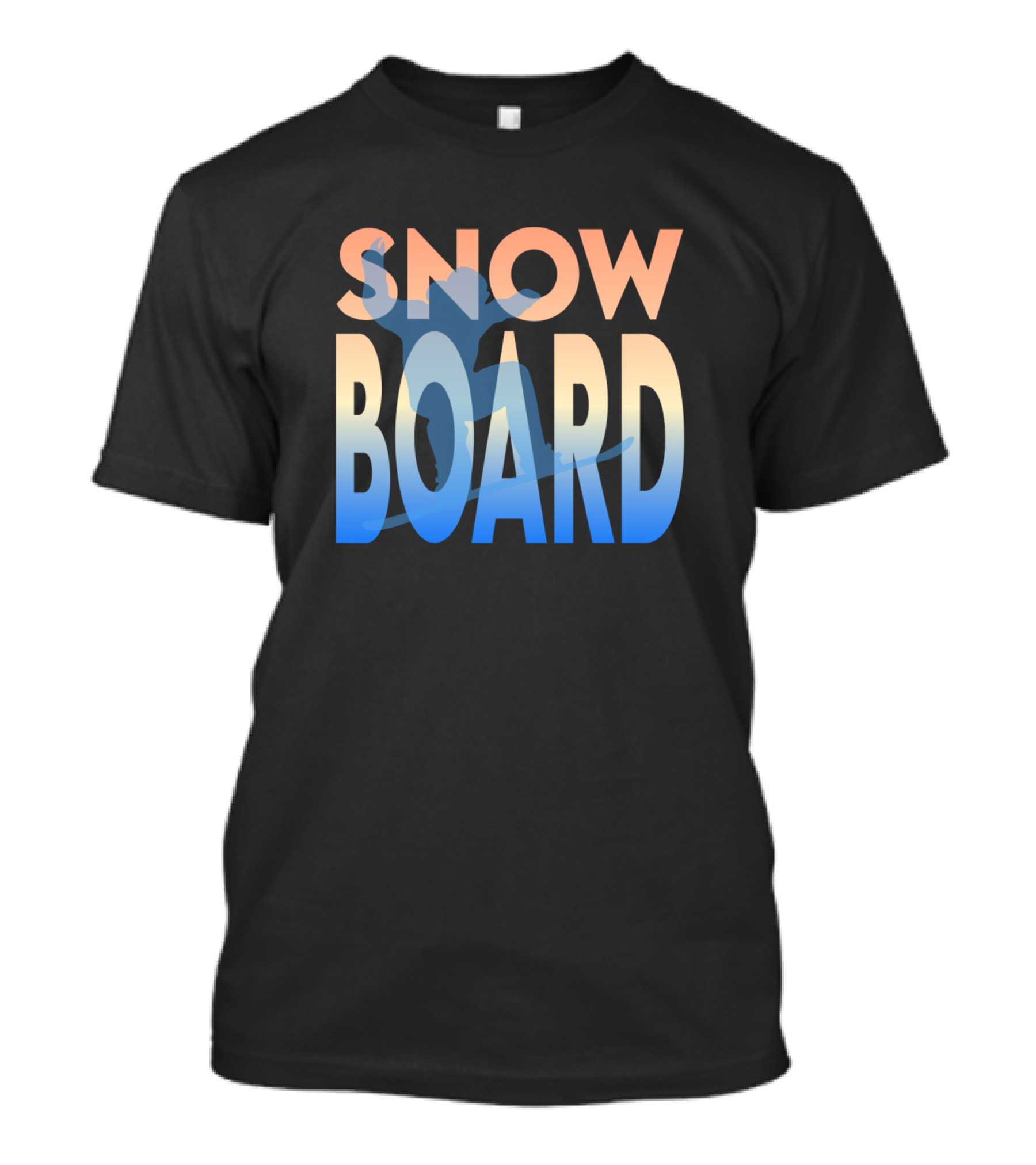 SNOW BOARD Sky Gradient T-Shirt