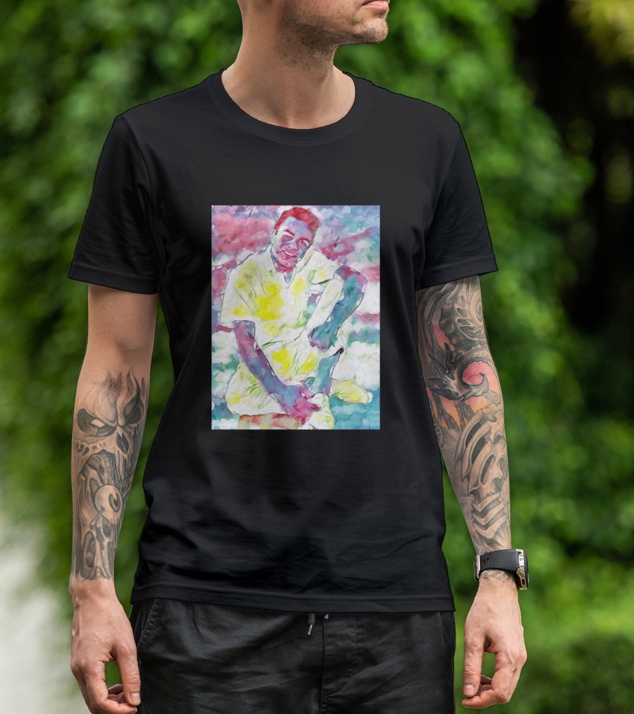 Johnny Mathis Colorful Watercolor T-Shirt