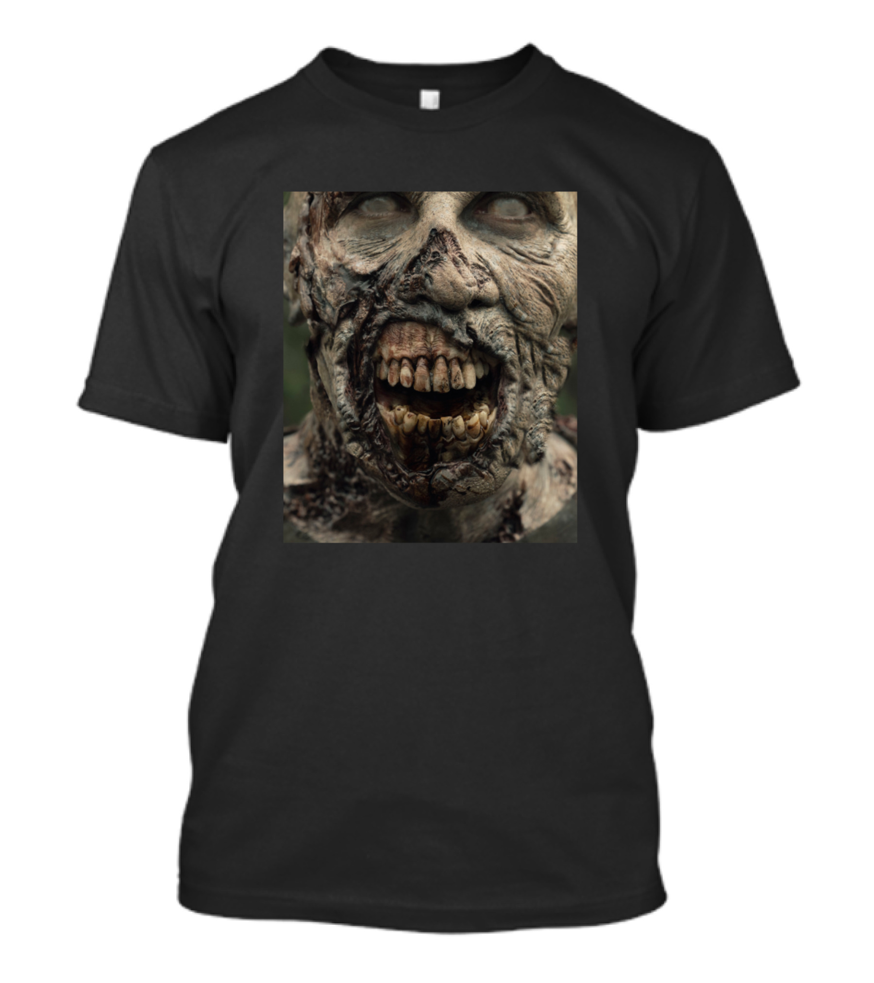 Walking Dead Zombie Face Mask T-Shirt