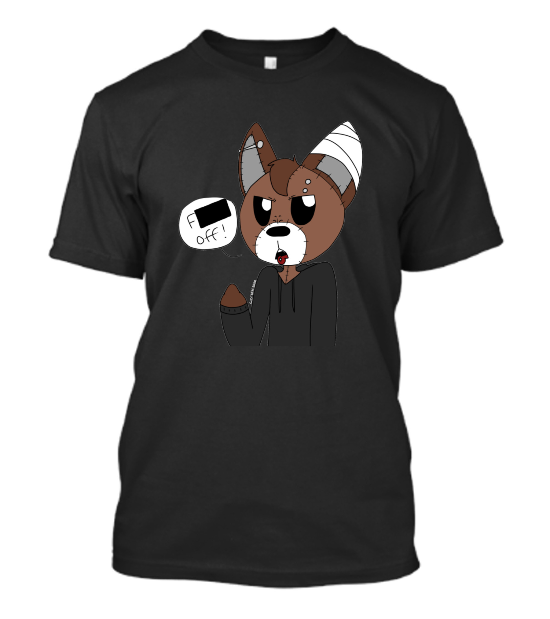 Bird Teddy F Off Cartoon Character T-Shirt
