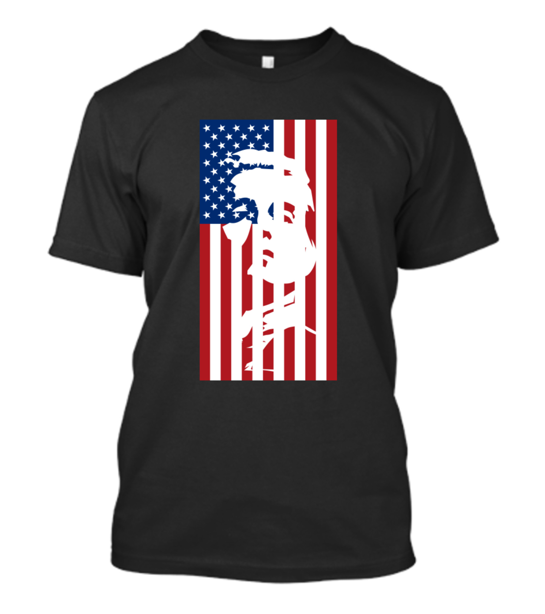 Homelander America Superhero Fan Patriot American Flag T-Shirt