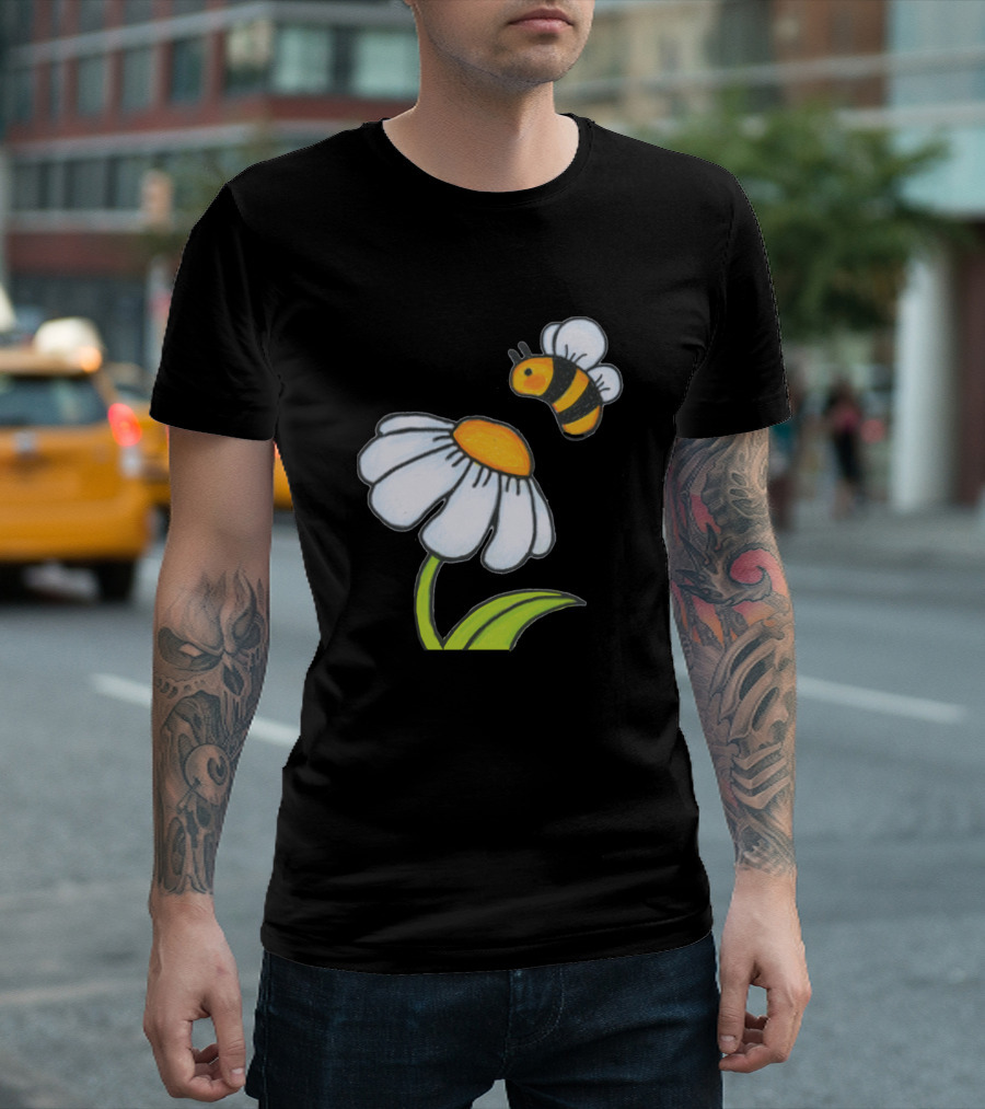 Little Bee and Flower T-Shirt