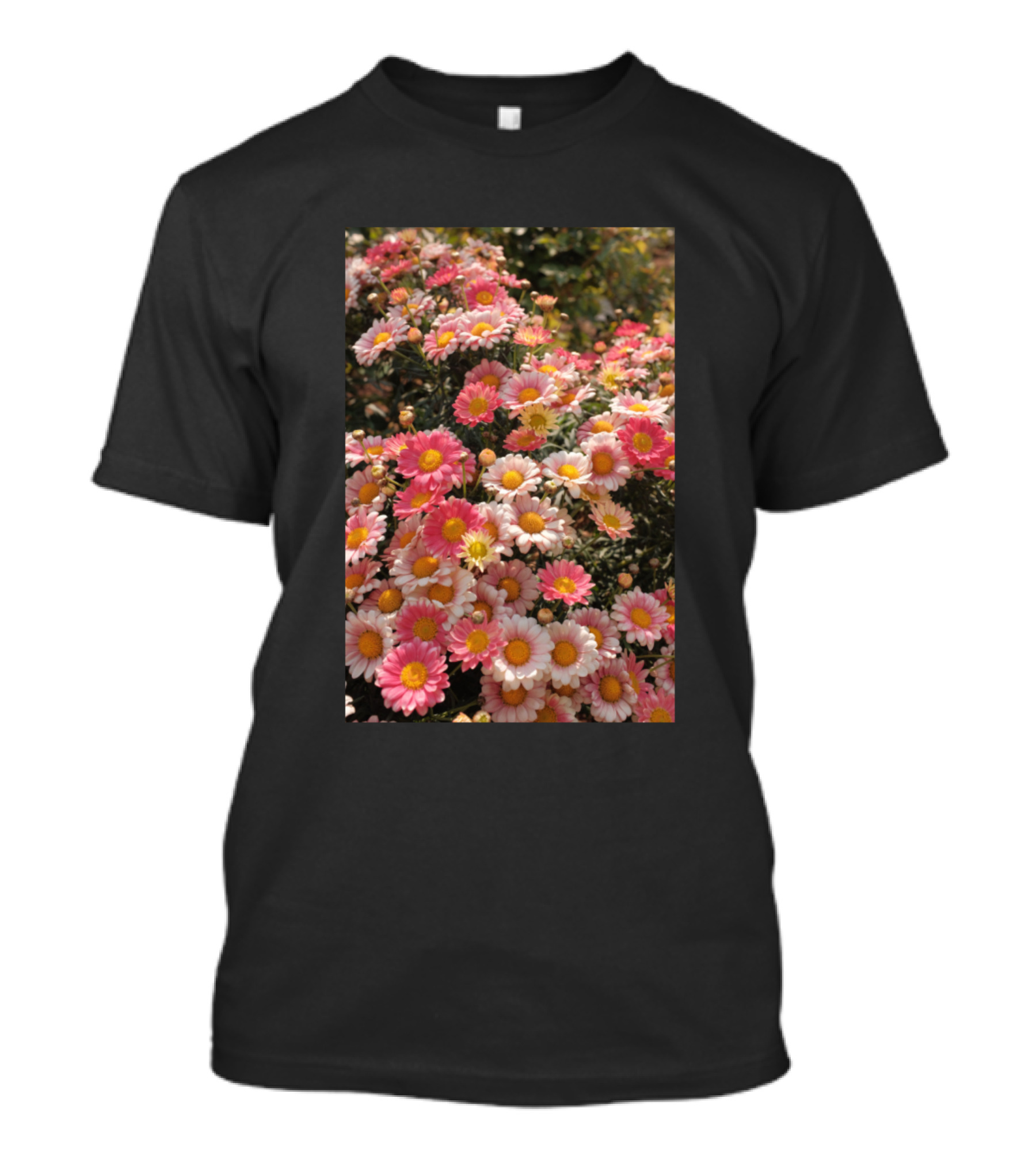 Photograph Of Vibrant Pink Flowers In Bloom T-Shirt