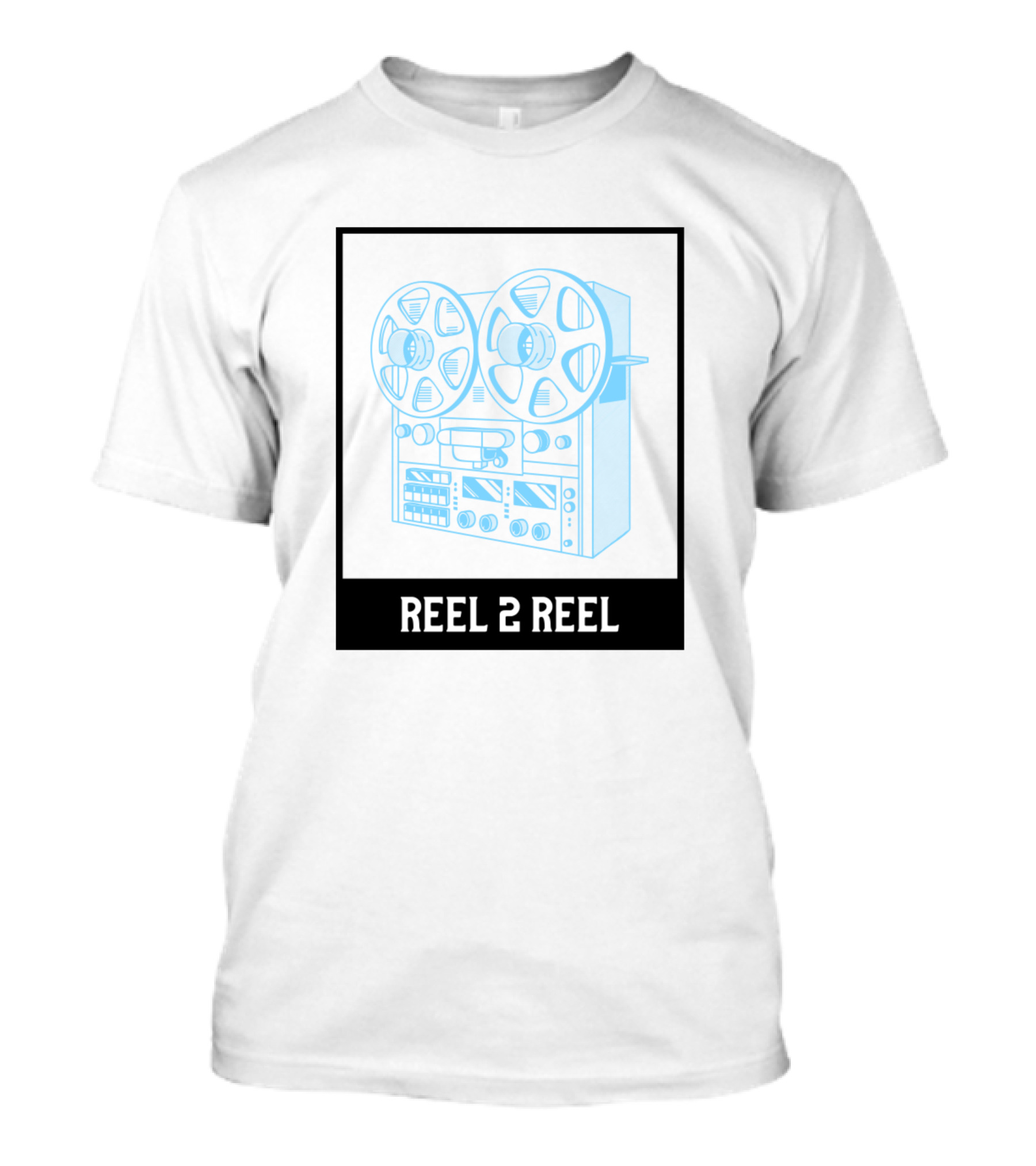 Reel 2 Reel Retro Tape Recorder T-Shirt