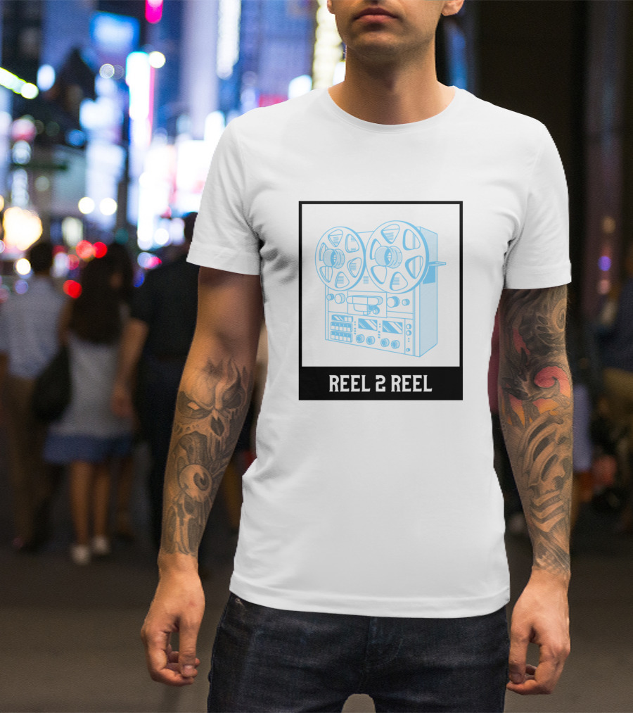 Reel 2 Reel Retro Tape Recorder T-Shirt