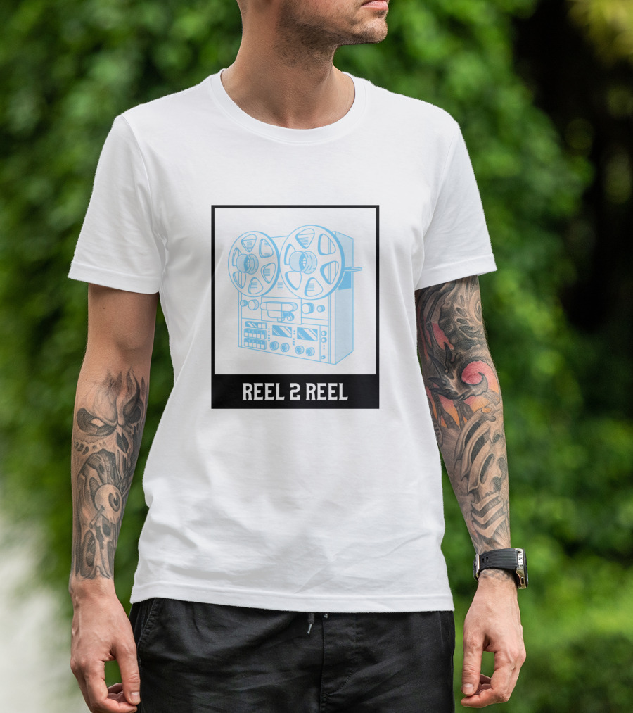 Reel 2 Reel Retro Tape Recorder T-Shirt