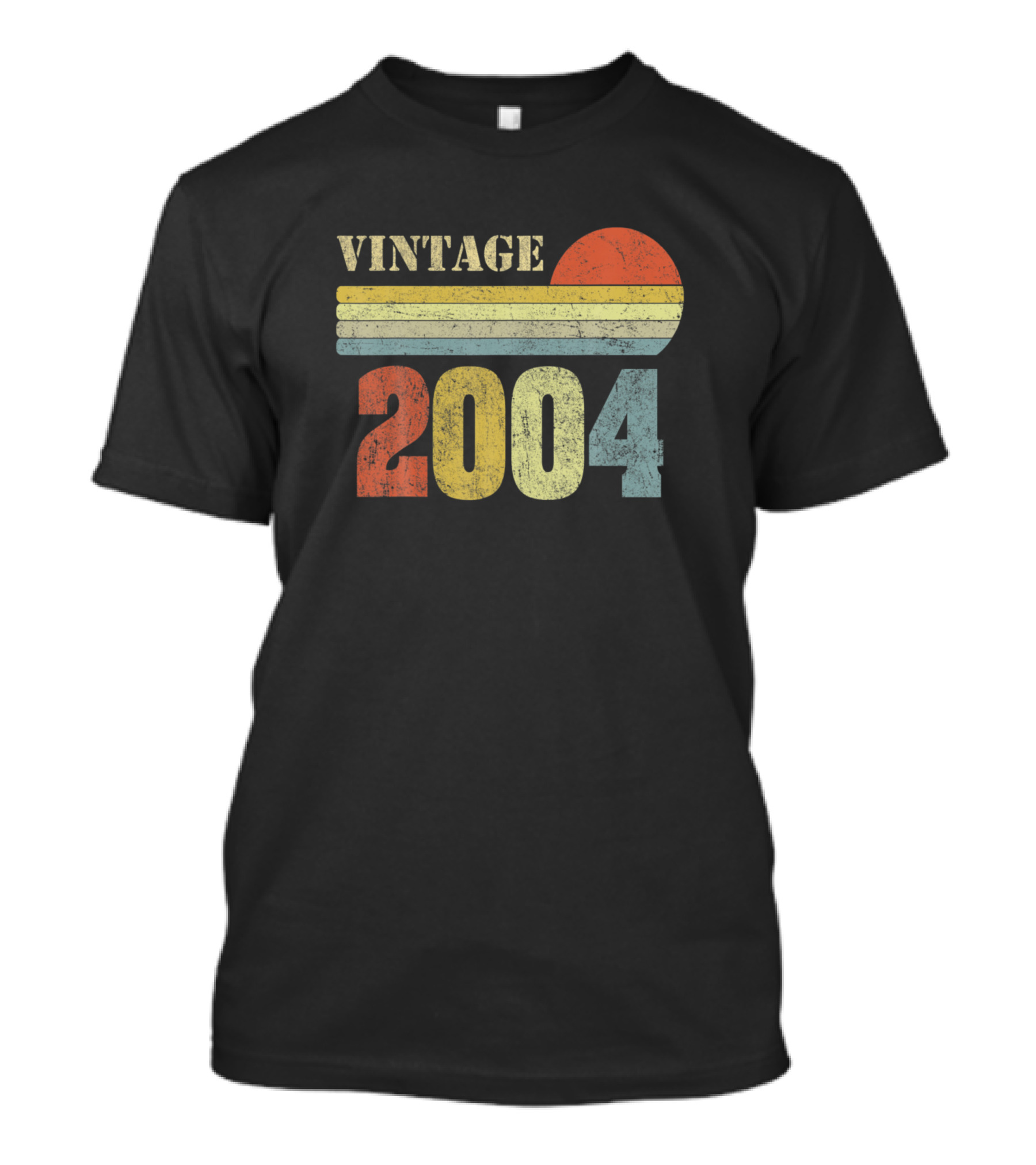 Vintage 2004 Sunset Retro 16 Years Old Boys And Girls T-Shirt