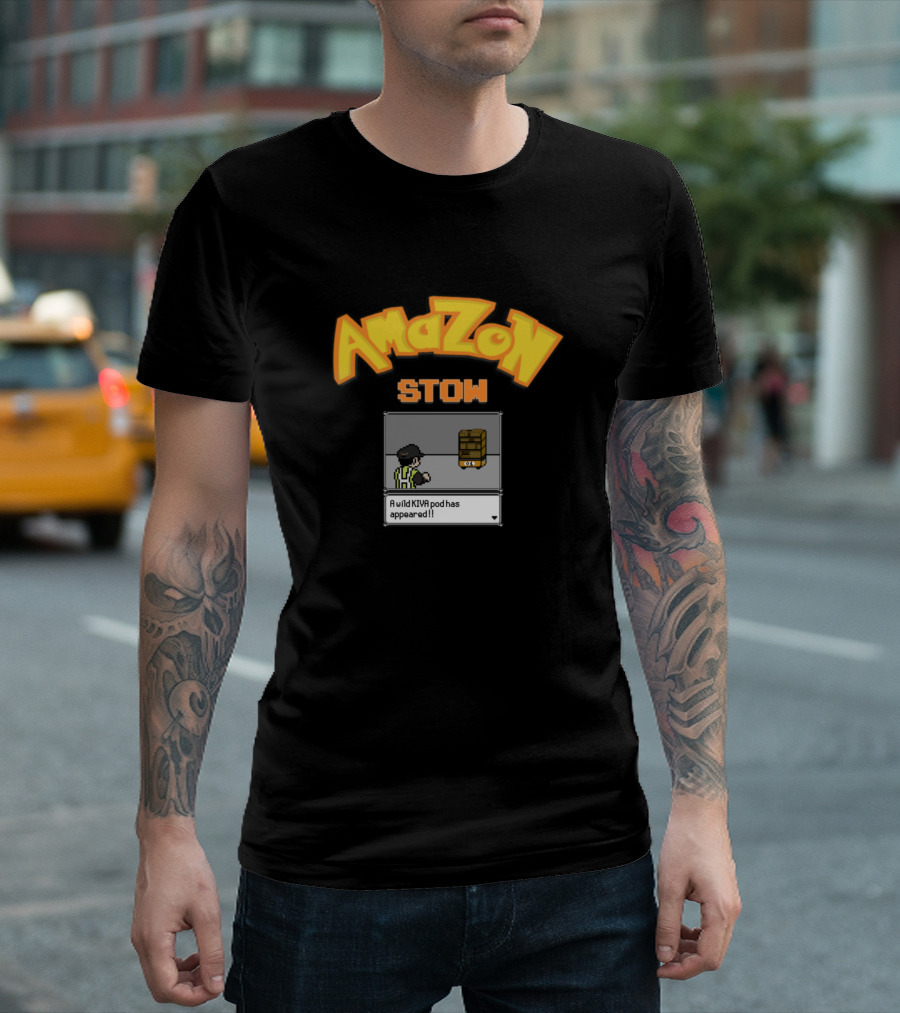 Amazon Stow KIVA Pod Appeared Pixel T-Shirt
