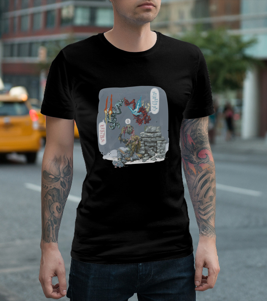 Eat Eat Eat Eaten the Eat Out of Eat Chug Chug Chug Out Out T-Shirt