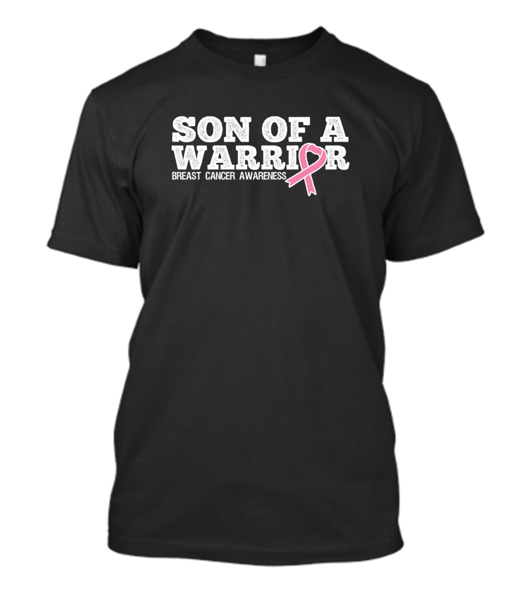 Son Of A Warrior Breast Cancer Awareness T-Shirt