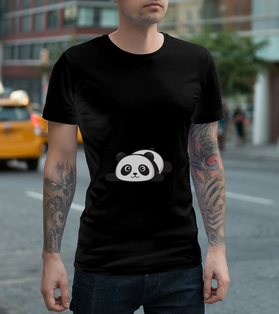 I Wish Everything Was As Easy As Getting Fat Cute Panda T-Shirt