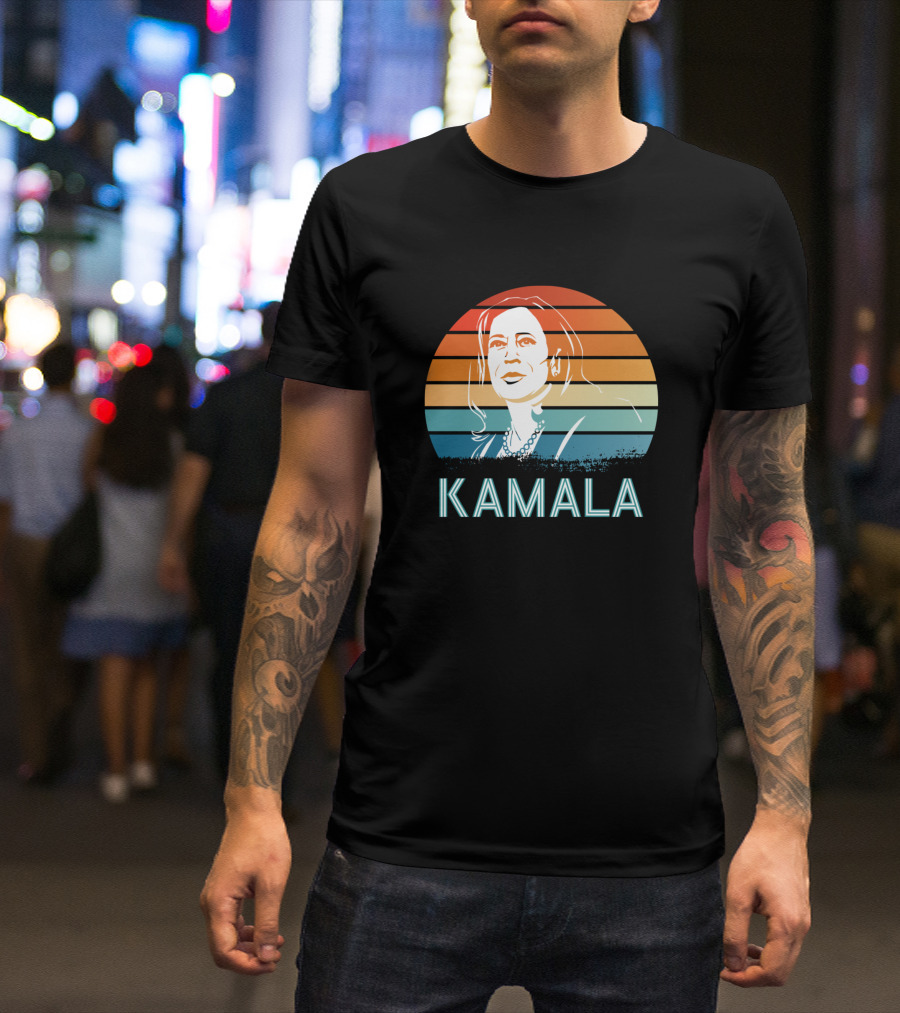 Im Speaking Kamala Harris Retro Sunset T-Shirt