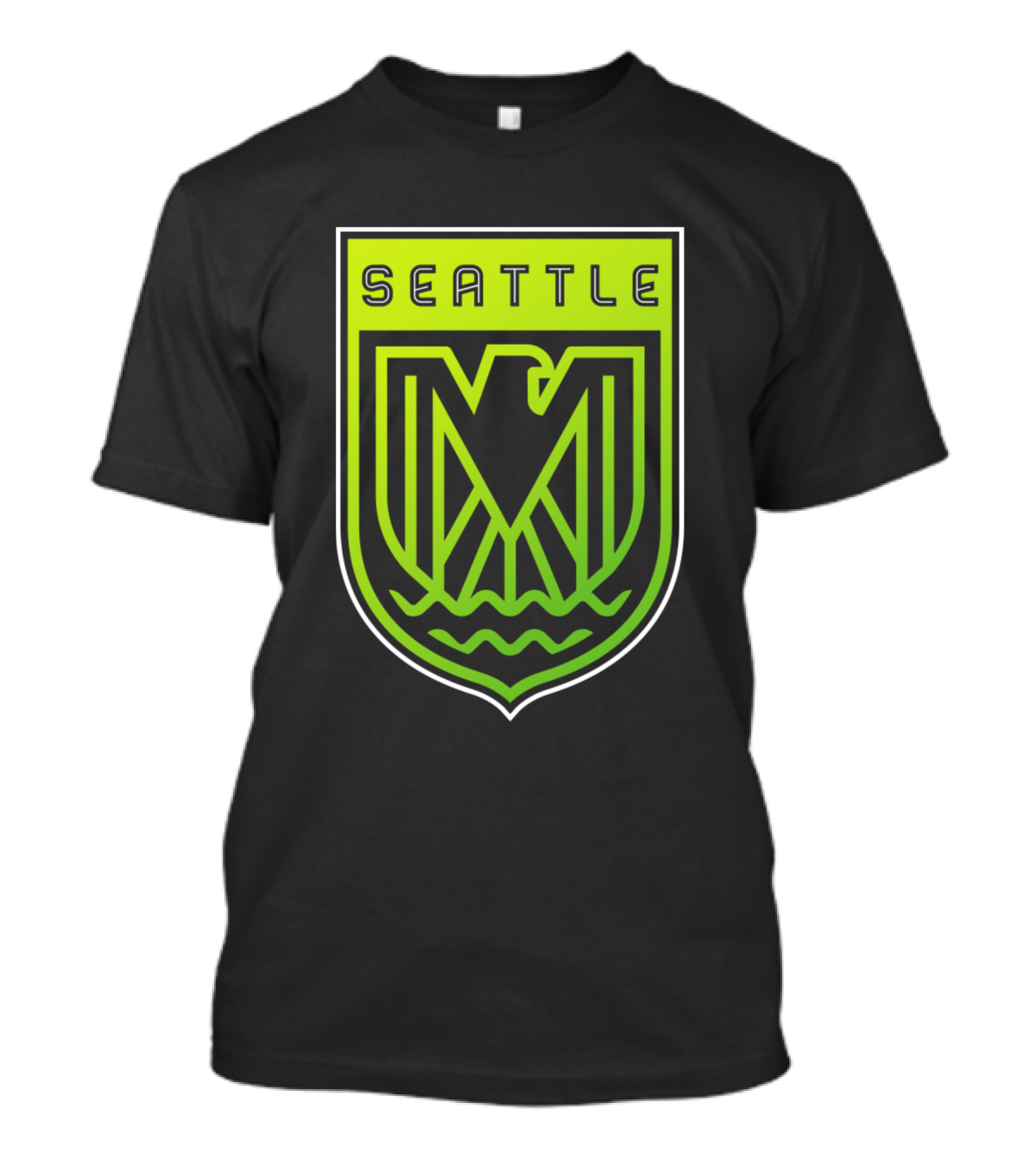Seattle Emblem Modern Seahawks Football Team T-Shirt